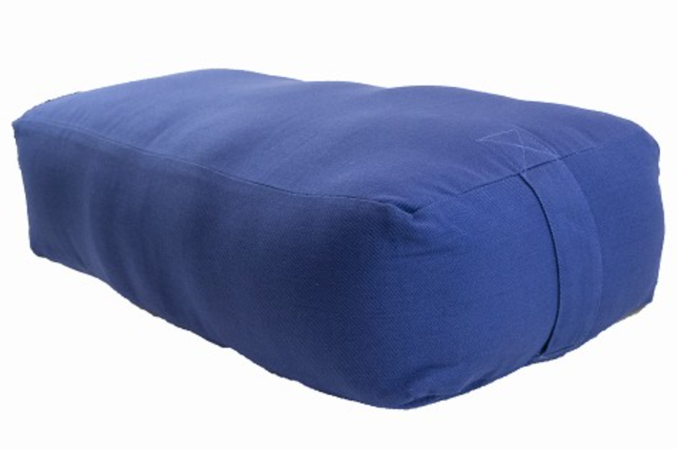 Supportive Rectangular Cotton Yoga Bolster